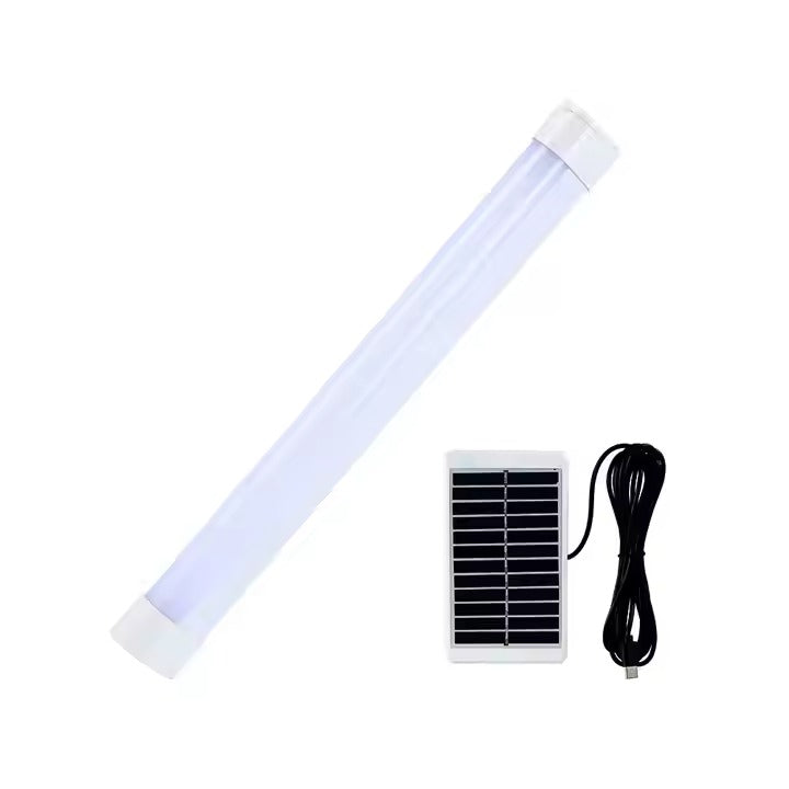 Solar Powered Shop Light with Motion Sensor Integrated LED Outdoor Motion Sensor Emergency Induction lamp for Garage Barn House