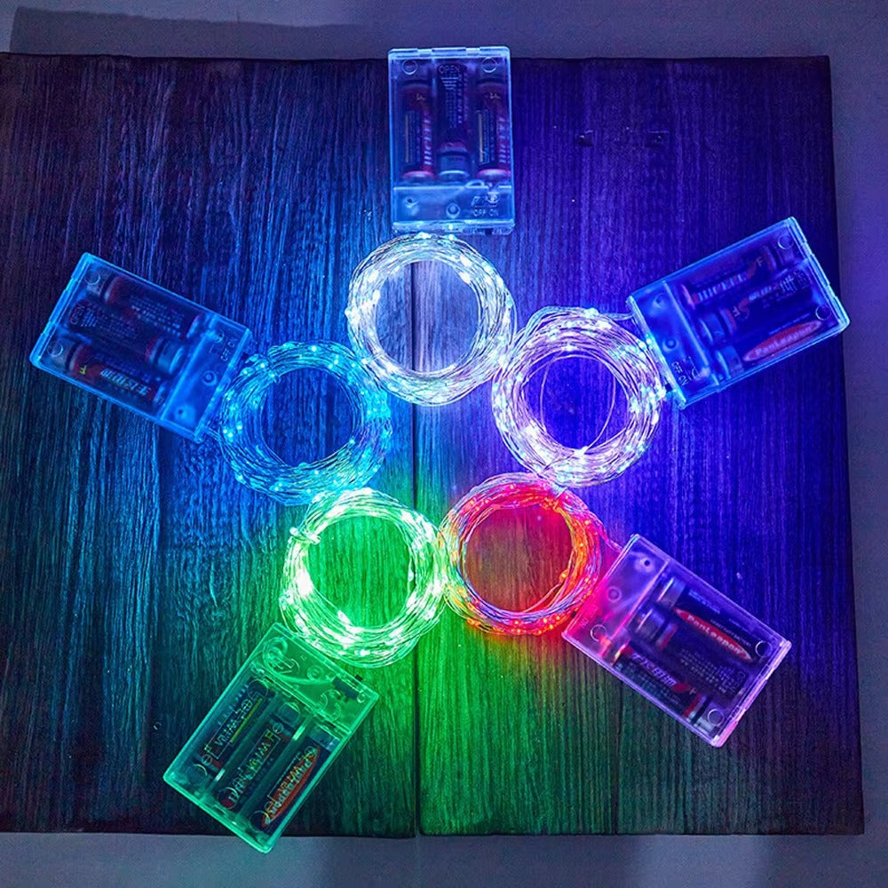 Hot Sale Leds LED String Lights Battery Operated LED Copper Wire for Party Christmas Decoration