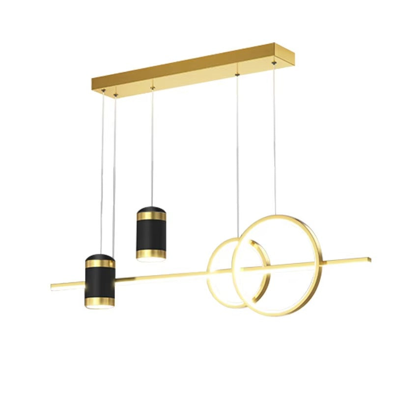 Modern Luxury Star Chandelier Simple Nordic Minimalist Restaurant Lamp for Long Dining Table Creative Metal Design