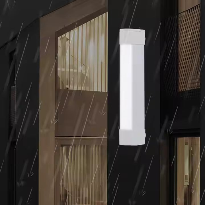 Solar Powered Shop Light with Motion Sensor Integrated LED Outdoor Motion Sensor Emergency Induction lamp for Garage Barn House