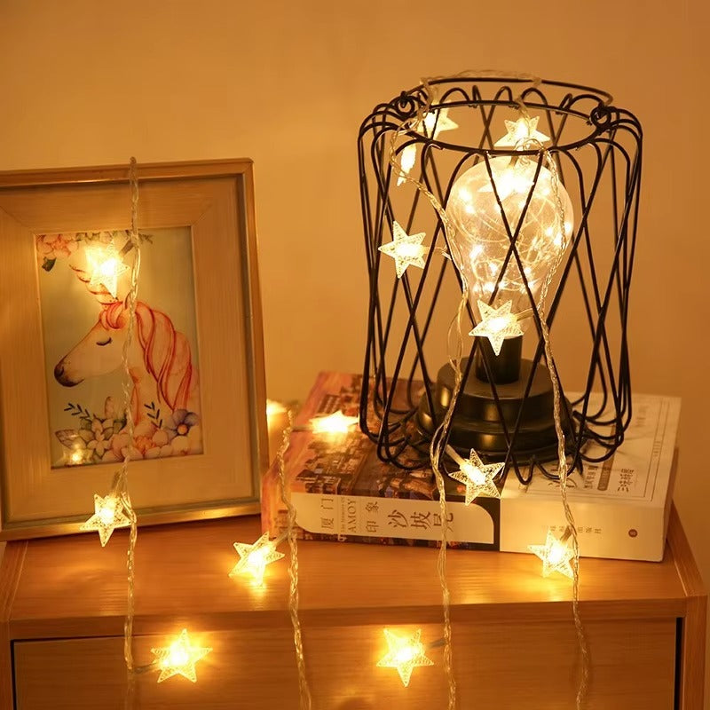 Hot Sale 3m Indoor Outdoor LED Bubble Ball String Lights Battery Operated 20 LED Stars for Garden Christmas Decorative Lighting