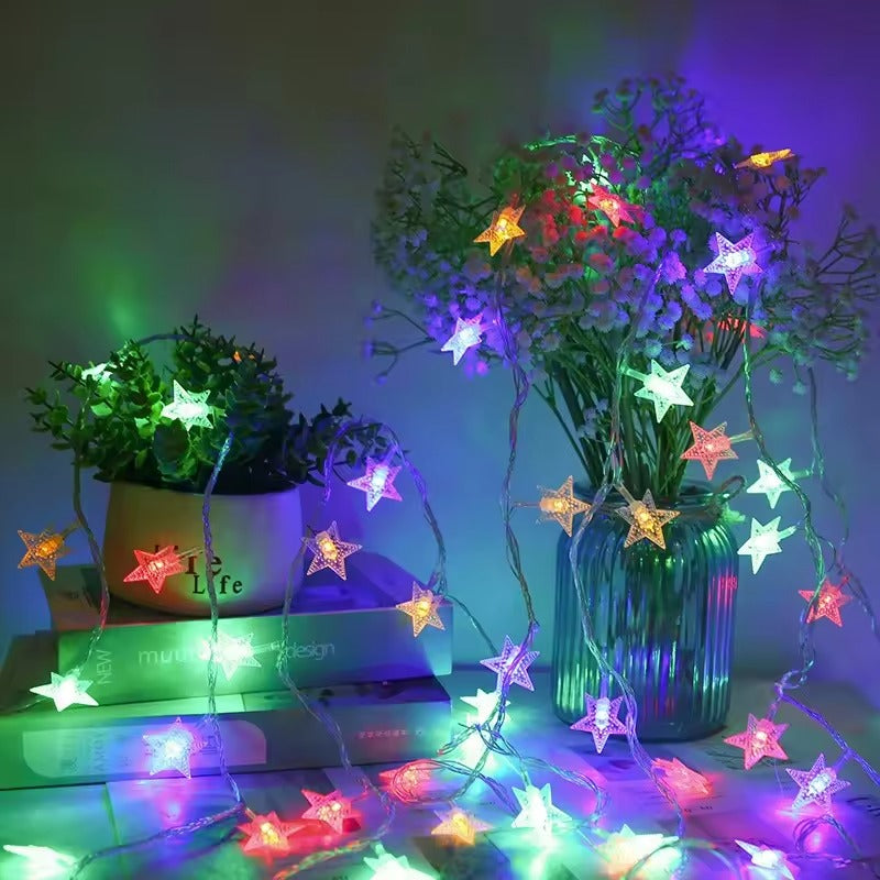 Hot Sale 3m Indoor Outdoor LED Bubble Ball String Lights Battery Operated 20 LED Stars for Garden Christmas Decorative Lighting