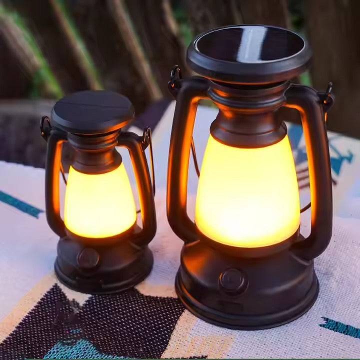 Solar Lantern Outdoor Hanging Solar Light Led Warm Light Waterproof Camping Lamps Landscape Decor for Table Patio Garden Yard