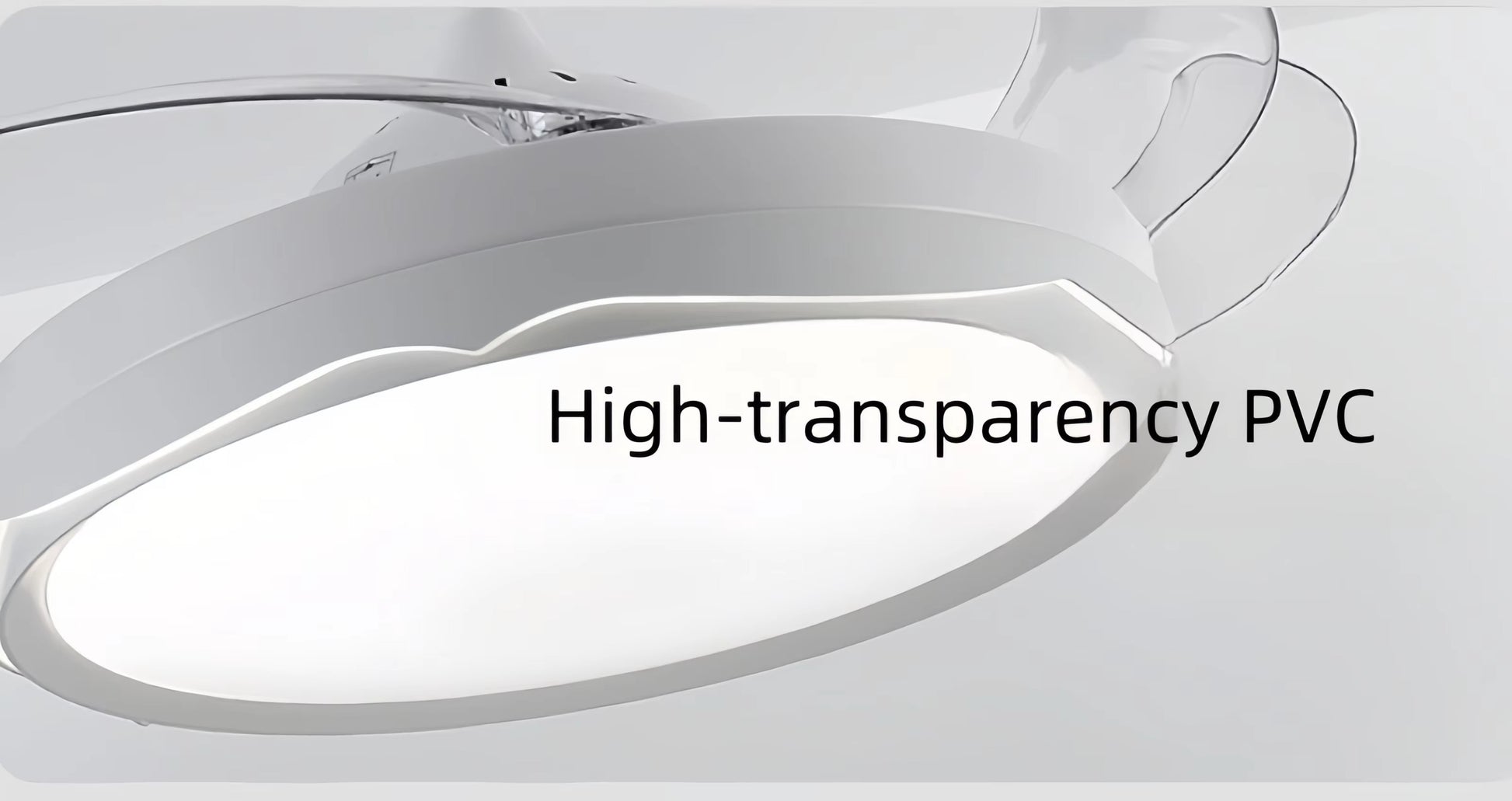 42'' Modern Multifunctional LED Ceiling Fan with Remote Control AC Motor Light Pendant-Invisible Blades
