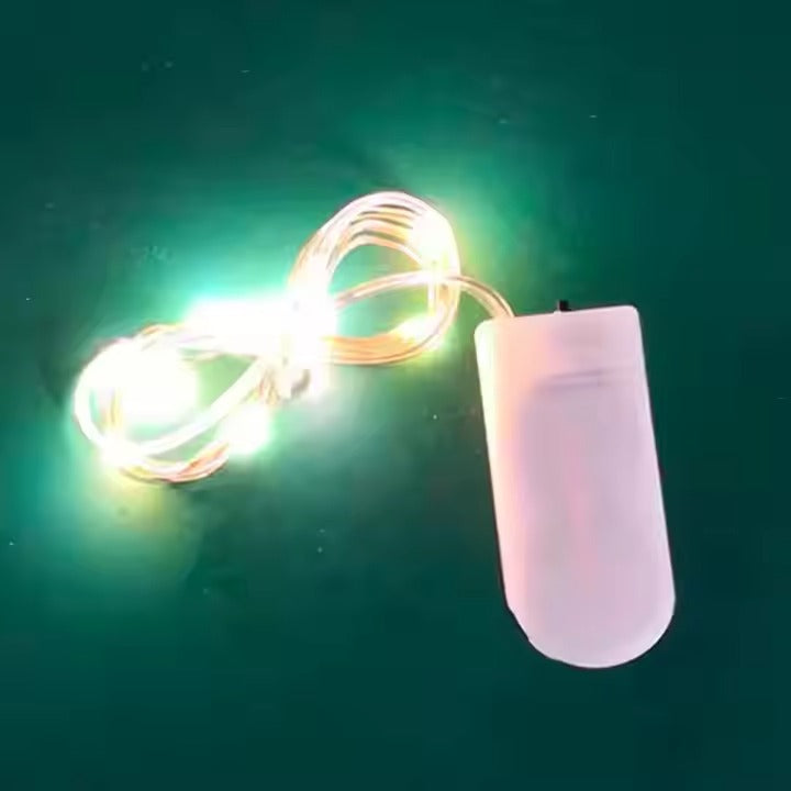 Hot Sale 1M 10LEDs/2M 20LEDs/3M 30LEDs Fairy String Lights CR2032 Battery Operated Mini LED Starry Lights String for