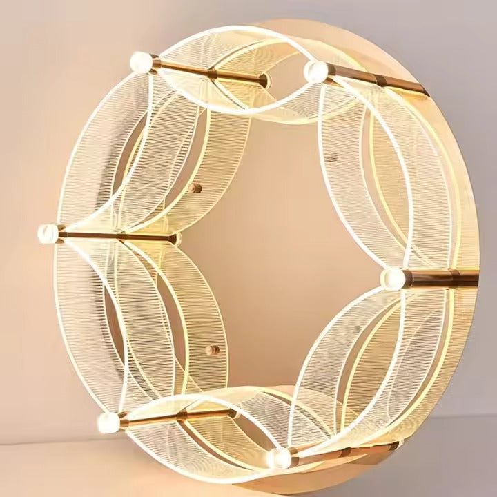 Modern Minimalist LED Ceiling Lamp for Living Room Bedroom New Simple Acrylic Cover AC Power Iron Base IP65 Rating