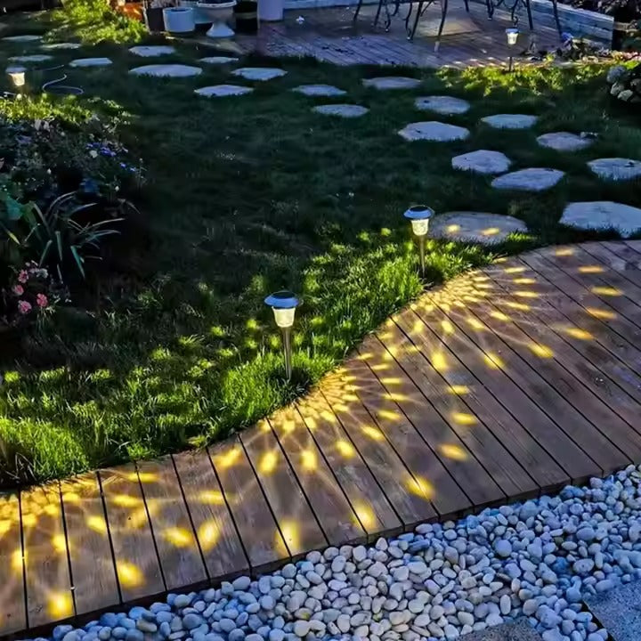 Hot Sale Pathway LED Garden Solar Lights Waterproof Led Landscape Lighting Pathway Lawn Decorate Solar Garden Lights Outdoor
