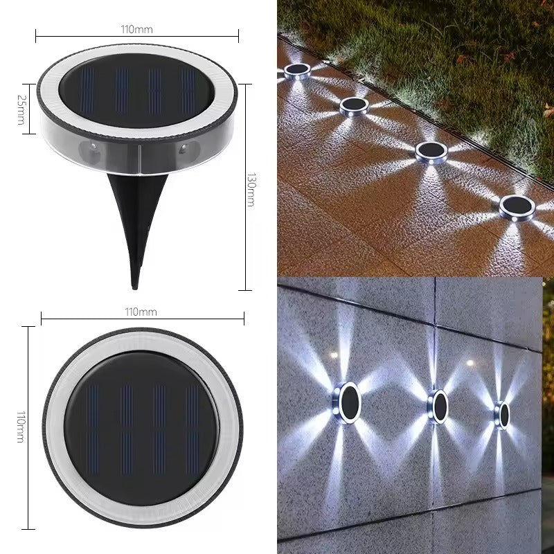 Hot Sale LED Solar Floor Lamp Control Landscaping Garden Solar Ground Lights for Lawn Pathway Yard Solar Power Led Light Lamp