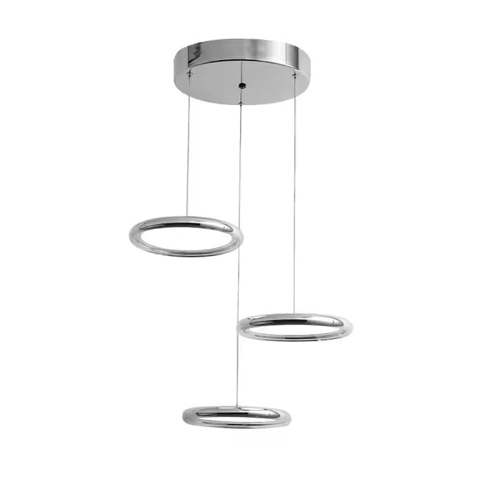 Modern Simple Full Spectrum Eye Protection UFO Restaurant Pendant Lamp Long Dining Table Light Chandeliers Pendant Lights