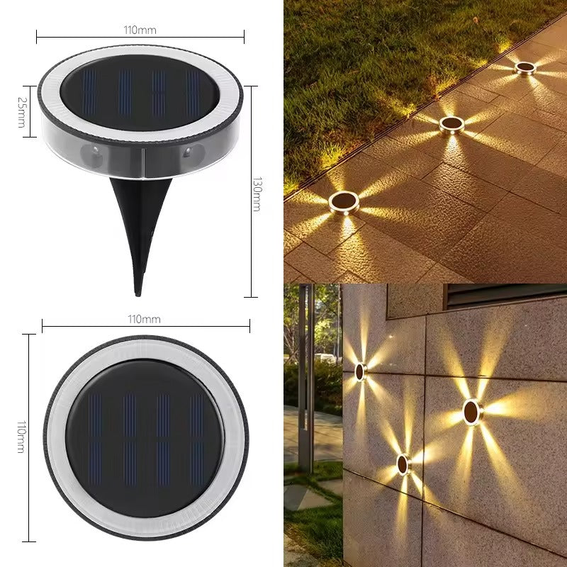 Hot Sale LED Solar Floor Lamp Control Landscaping Garden Solar Ground Lights for Lawn Pathway Yard Solar Power Led Light Lamp