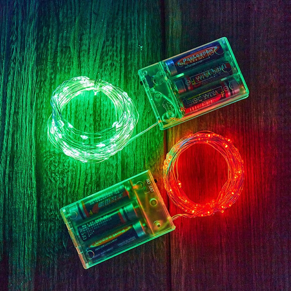Hot Sale Leds LED String Lights Battery Operated LED Copper Wire for Party Christmas Decoration