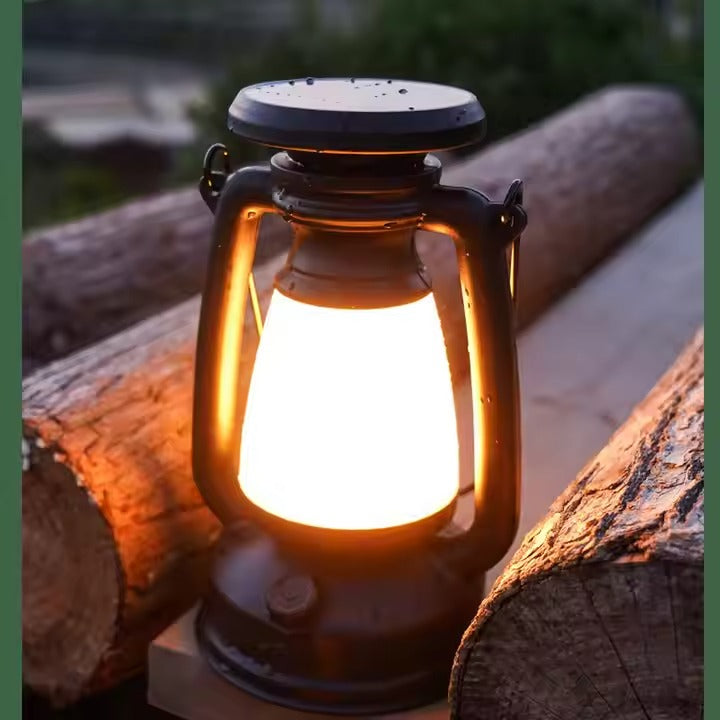 Solar Lantern Outdoor Hanging Solar Light Led Warm Light Waterproof Camping Lamps Landscape Decor for Table Patio Garden Yard