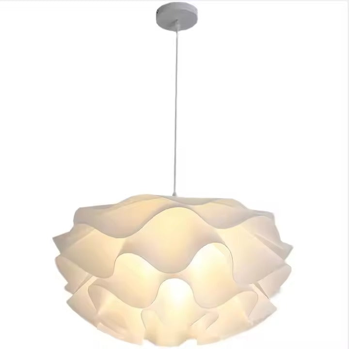 Nordic Moon Simple Chandelier Creative Bedside Hanging Lamp with Flower Bud Pine Cone Ball Enhances Restaurant Bedroom Ambiance
