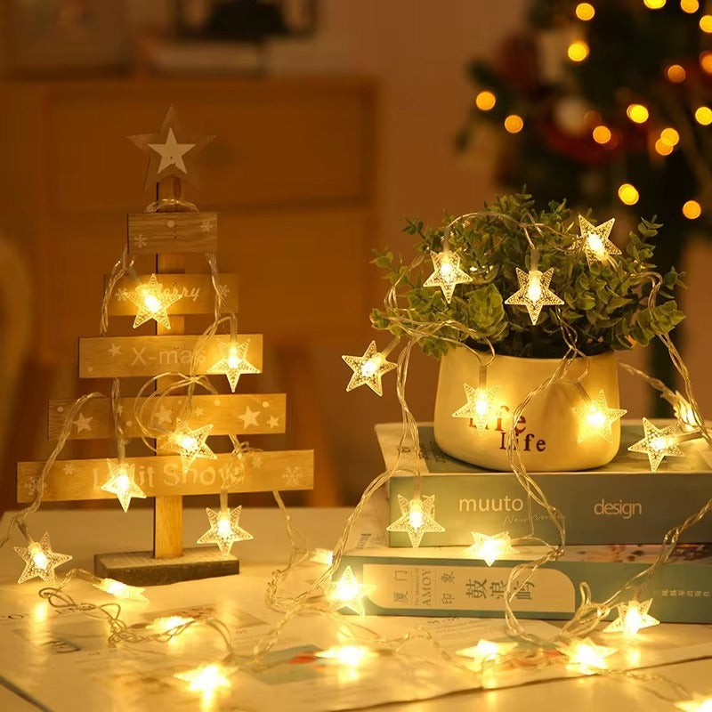 Hot Sale 3m Indoor Outdoor LED Bubble Ball String Lights Battery Operated 20 LED Stars for Garden Christmas Decorative Lighting